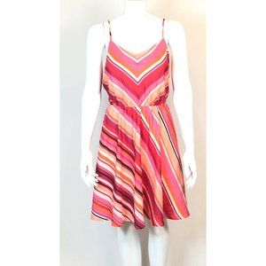 Lauren Conrad Bias Stripe Dress Sundress Malibu